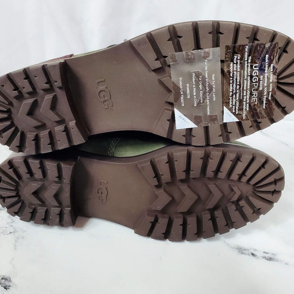 UGG Kilmer Green Combat Boots - Picture 6 of 7